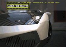 Tablet Screenshot of carbonfiberwrapping.com